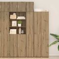 vidaXL Úložný kabinet so policami Dub artisan 30 x 42,5 x 225 cm