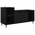 vidaXL TV skrinka 100 x 35 x 55 cm Čierny dub Kompozitné drevo