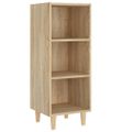 vidaXL Komoda dub sonoma 34,5x32,5x90 cm spracované drevo