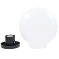 vidaXL LED lampy v tvare gule 2 ks, 25 cm, PMMA
