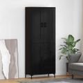 vidaXL Highboard 2 ks Čierny dub 69,5 x 34 x 180 cm Kompozitné drevo