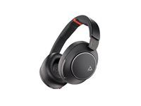 Voyager Surround 80 series - náhlavná súprava - plná veľkosť - Bluetooth - bezdrôtový - odstránenie šumu - USB-C cez adaptér Bluetooth - čierna - certifikované UC