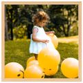 vidaXL Fotorámiky na stenu, koláž 3 ks, bledý dub 40x40 cm