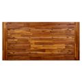 vidaXL Záhradný stôl s nohami v tvare U 180x90x75 cm akáciový masív