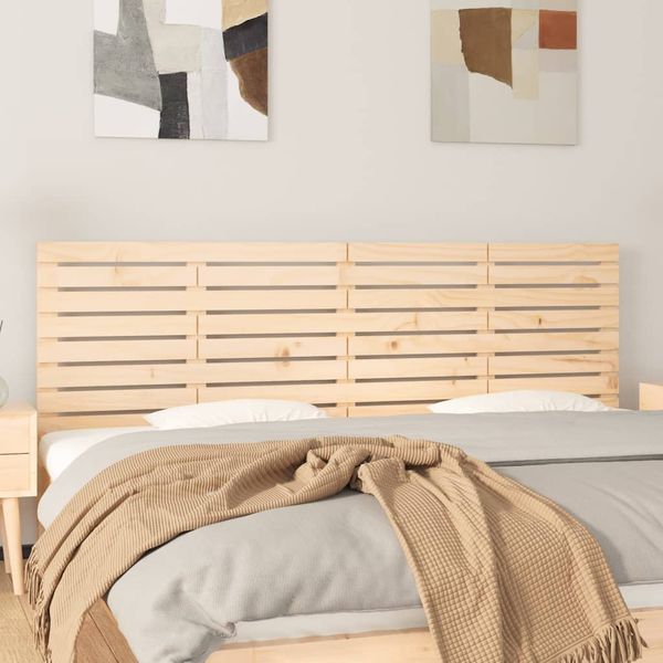vidaXL Nástenné čelo postele 186x3x63 cm masívna borovica