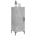 vidaXL Komoda betónovo sivá 34,5x34x90 cm spracované drevo