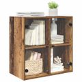 vidaXL Nástenná skrinka 68 x 37 x 68,5 cm Kompozitné drevo Staré drevo