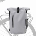 vidaXL Cyklistická taška Sivá 31 x 13 x 58 cm Polyester