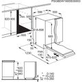 AEG Vstavaná umývačka riadu FSE83708P