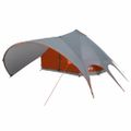 vidaXL Teepee stan pre 9 osôb 9-miestny Šedá a oranžová