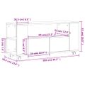 vidaXL TV skrinka lesklá biela 102x34,5x43 cm kompozitné drevo