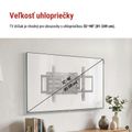 Konzolový nástenný TV držiak 32–98" (81–249 cm)
