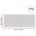 vidaXL Kryt na silo Zelená 10 x 5 m HDPE