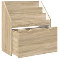 vidaXL Detský regál Sonoma dub 60 x 29,5 x 69 cm Kompozitné drevo