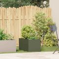 VidaXL kvetináč Olive Green 40x80x40 cm Oceľ valcovaná za studena