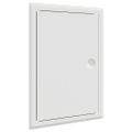 vidaXL Access Panel Biela 33,5 x 23 x 3 cm Oceľ