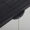 vidaXL Záhradná úložná skrinka s 1 policou sivá a čierna 68x40x85 cm