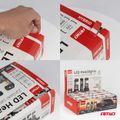 LED žiarovky hlavného svietenia Hybrid séria H1 H3 H4 H7 HB3 HB4 6000K Canbus 16 sád AMiO-04120