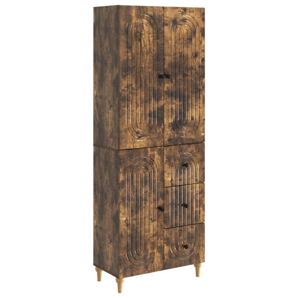 vidaXL Sada skríň 2 pcs 66 x 34,5 x 90 cm Kompozitné drevo