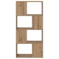 vidaXL Zostava TV skriniek 60 x 24 x 125,5 cm Hnedá Kompozitné drevo