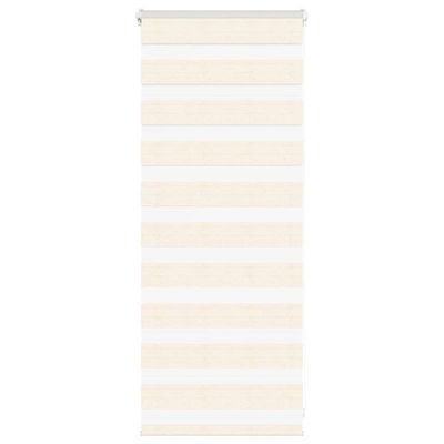 vidaXL Zebra roleta mramorová béžová 55x100 cm šírka látky 50,9 cm polyester
