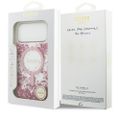 Puzdro Guess Resin Bottom Glitter MagSafe pre iPhone 17 Pro Max ružové
