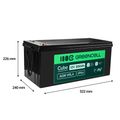 AGM12V200AH-J Green Cell AGM VRLA 12V 200Ah bezúdržbová batéria pre solárne a lodné aplikácie (240×5