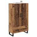 vidaXL Highboard Staré drevo 69,5 x 30 x 115 cm Kompozitné drevo