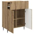 vidaXL Servírovacia skriňa Dub artisan 66 x 34,5 x 92 cm