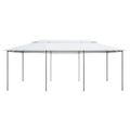 vidaXL Altánok 600x298x270 cm, biely 180g/m²