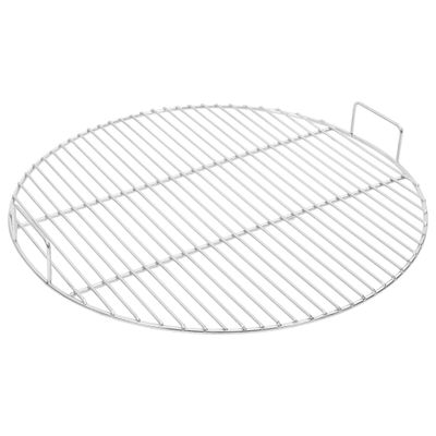 vidaXL Grilovací rošt s rukoväťami okrúhly Ø54 cm 304 nerezová oceľ
