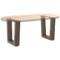 vidaXL Nohy konferenčného stolíka v tvare V, 2 ks, prírodná oceľ, 40 x (30-31,3) cm, oceľ