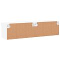 vidaXL TV skrinky s LED svetlami 2 ks biele 60x30x30 cm