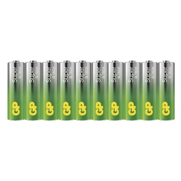 Alkalická batéria GP Super LR6 (AA), 10 ks