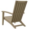 vidaXL Záhradné stoličky Adirondack 2 ks bledohnedé polypropylén