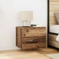 vidaXL Nočný stolík 2 ks Staré drevo 50 x 39 x 41 cm Kompozitné drevo