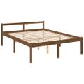 vidaXL Posteľ pre seniorov, medová 150x200 cm, veľkosť King, borovica