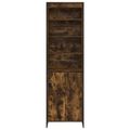 vidaXL Vysoké skrinky Dymová dub 60 x 36 x 200 cm Kompozitné drevo
