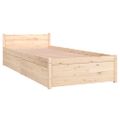 vidaXL Posteľný rám so zásuvkami 75x190 cm malé jednolôžko