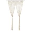 vidaXL Záclona macrame 140x240 cm bavlna