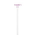 vidaXL Lodné lano biele 6 mm 50 m polypropylén