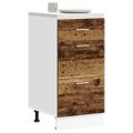 vidaXL Spodná skrinka “Lyon” Old Wood 40x46x81,5 cm Engineered Wood