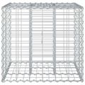 vidaXL Gabiónová vyvýšená posteľ 60 x 60 x 55 cm Pozinkovaná oceľ