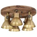 vidaXL Závesná lampa 25 W starožitná mosadzná 50x50x25 cm E27