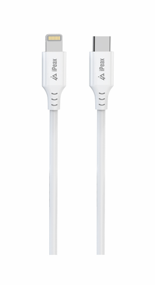 Kábel iPEAX 90010115 USB-C/Lightning 1,5 m biely