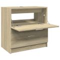 vidaXL Skrinka pod umývadlo dub sonoma 59x37x59 cm kompozitné drevo