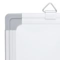vidaXL Magnetická biela tabuľa 60x30x1,7 cm hliník