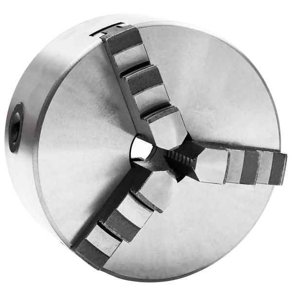 vidaXL 3-čeľusťové samostrediace skľučovadlo na sústruh 125 mm oceľové K11 125