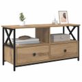 vidaXL TV skrinka 90 x 33 x 45 cm Remeselný dub