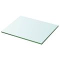 vidaXL Poličky 2 ks panel z priehľadného skla 20x20 cm